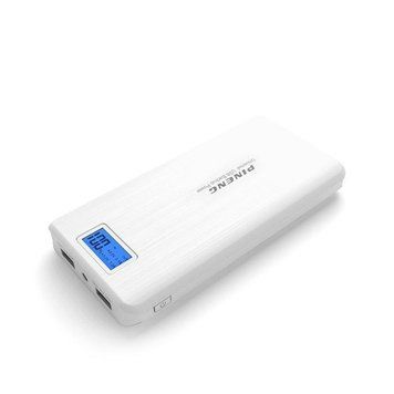 Зовнішній акумулятор Power Bank Pineng PN-999 20000 mAh Silver PN-999 фото