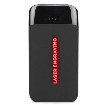 Повербанк 8000 mAh LUX8 з підсвічуванням логотипу лазерне гравіювання Е-P45114P90 фото